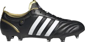 Adidas Adipure FG 'Black Gold Metallic' Boots, black