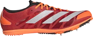 Adidas Adizero XCS 'Vivid Red Beam Orange' Cleats, Red