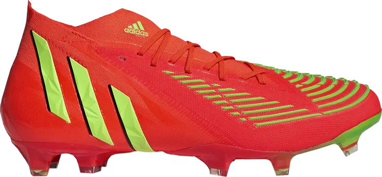Adidas Predator Edge.1 FG 'Game Data Pack' Cleats, Red