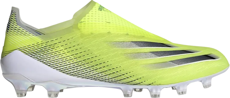 Adidas X Ghosted  AG 'Solar Yellow' Cleats