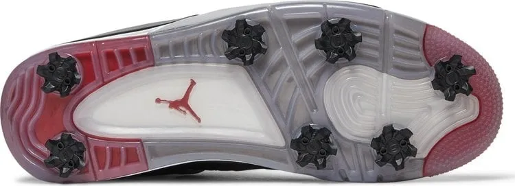 Air Jordan 4 Golf Bred Cleats, Black