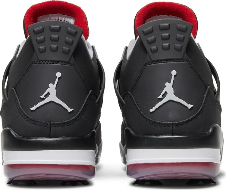 Air Jordan 4 Golf Bred Cleats, Black