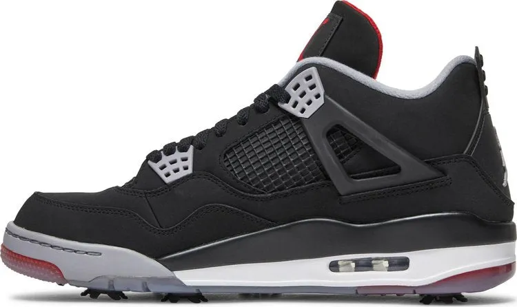 Air Jordan 4 Golf Bred Cleats, Black
