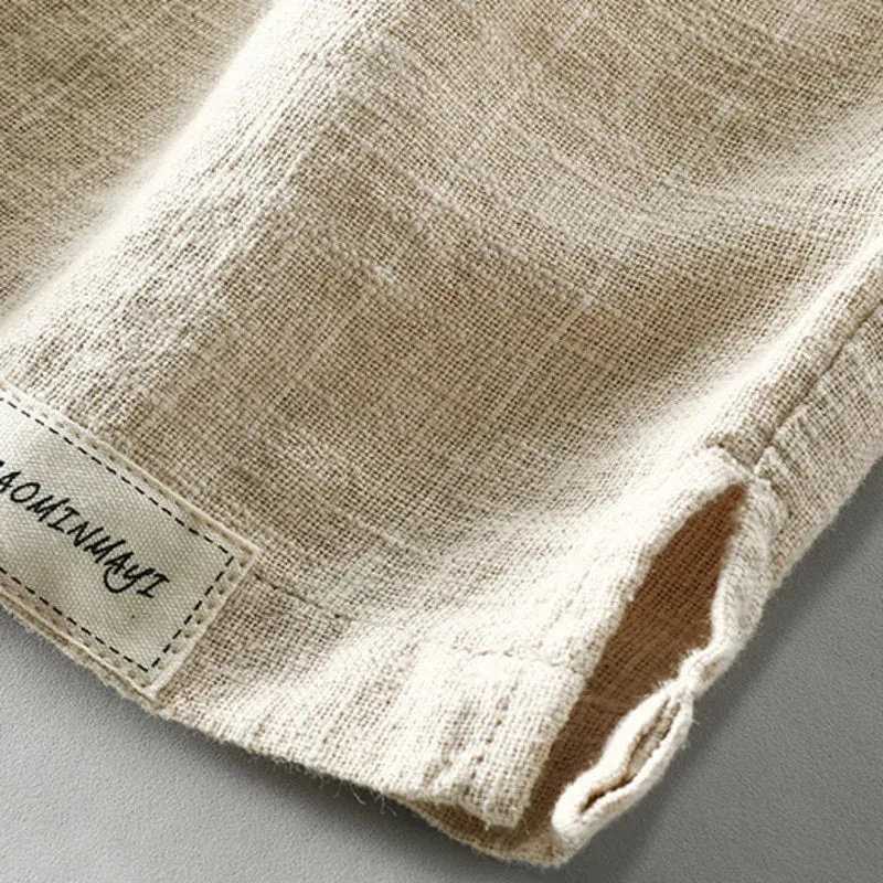 Barcelona Cotton-Linen Blend Shorts