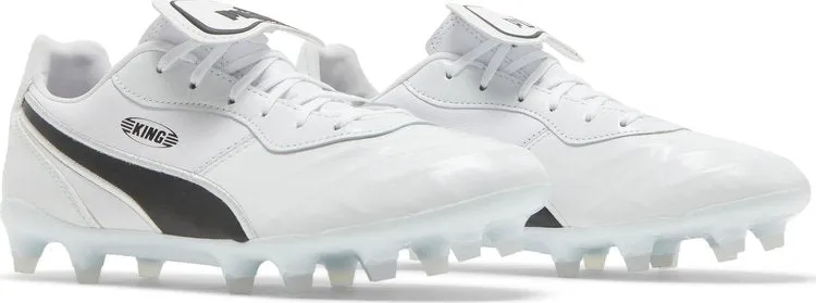 Boots Puma King Top FG White, white
