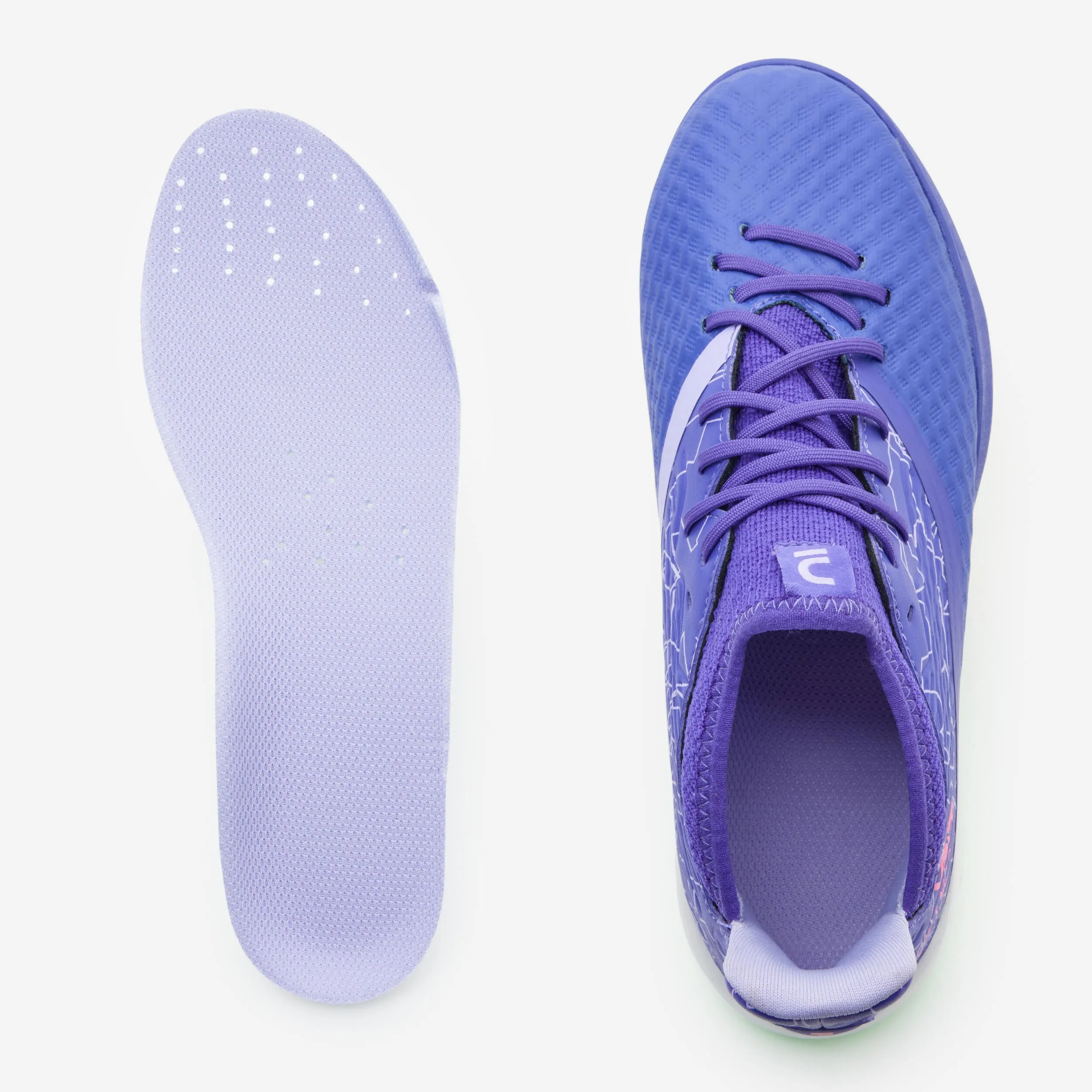 Children's soccer shoes TF - Viralto III Turf Alpha KIPSTA neon lavender/light purple