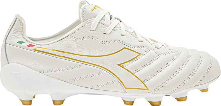Cleats Brasil Elite Tech LPX FG White Gold, white