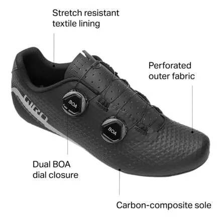 Cycling shoes Regime men's Giro, black