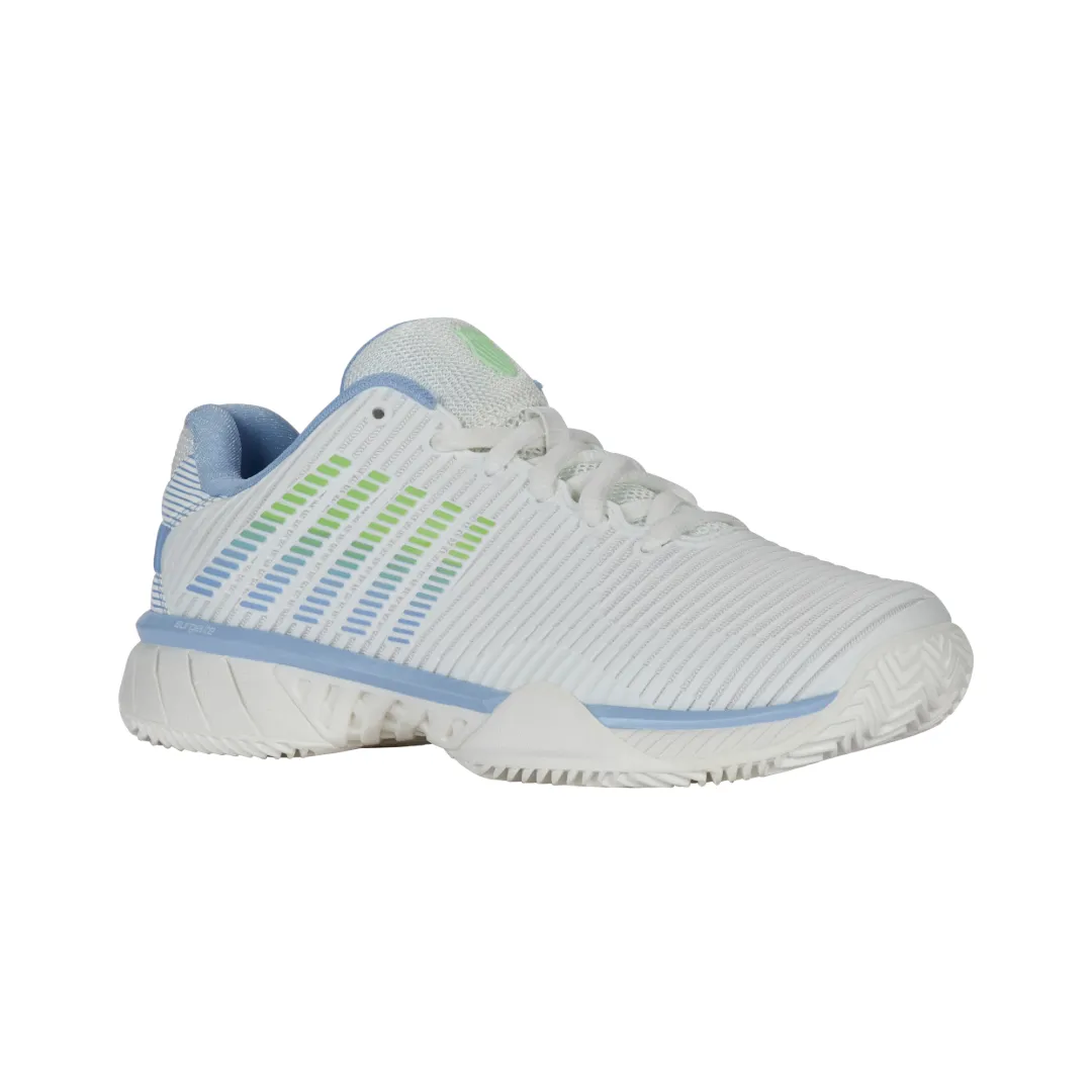K-Swiss Hypercourt Express 2 (Ladies) - Clay-White/Dutch Canal/Paradise Green