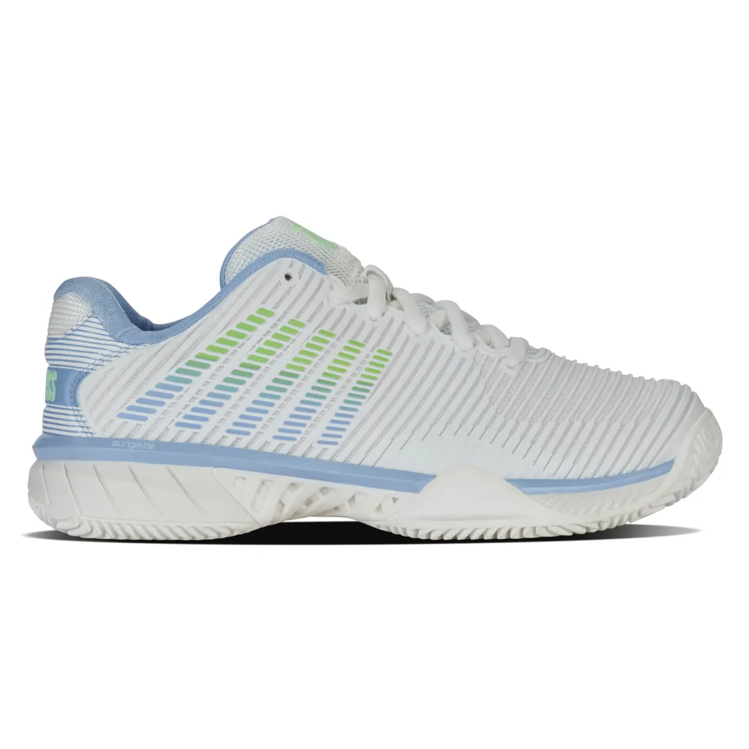 K-Swiss Hypercourt Express 2 (Ladies) - Clay-White/Dutch Canal/Paradise Green