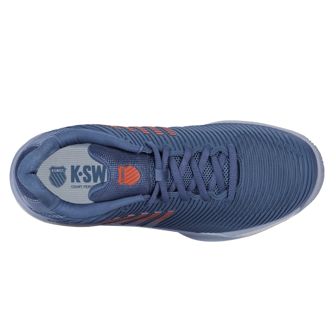 K-Swiss Hypercourt Express 2 (Mens) - Clay-Infinity/Artic Ice/Scarlet Ibis