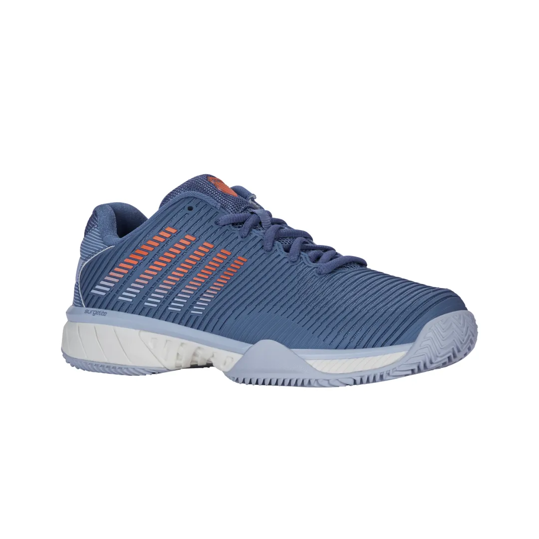 K-Swiss Hypercourt Express 2 (Mens) - Clay-Infinity/Artic Ice/Scarlet Ibis