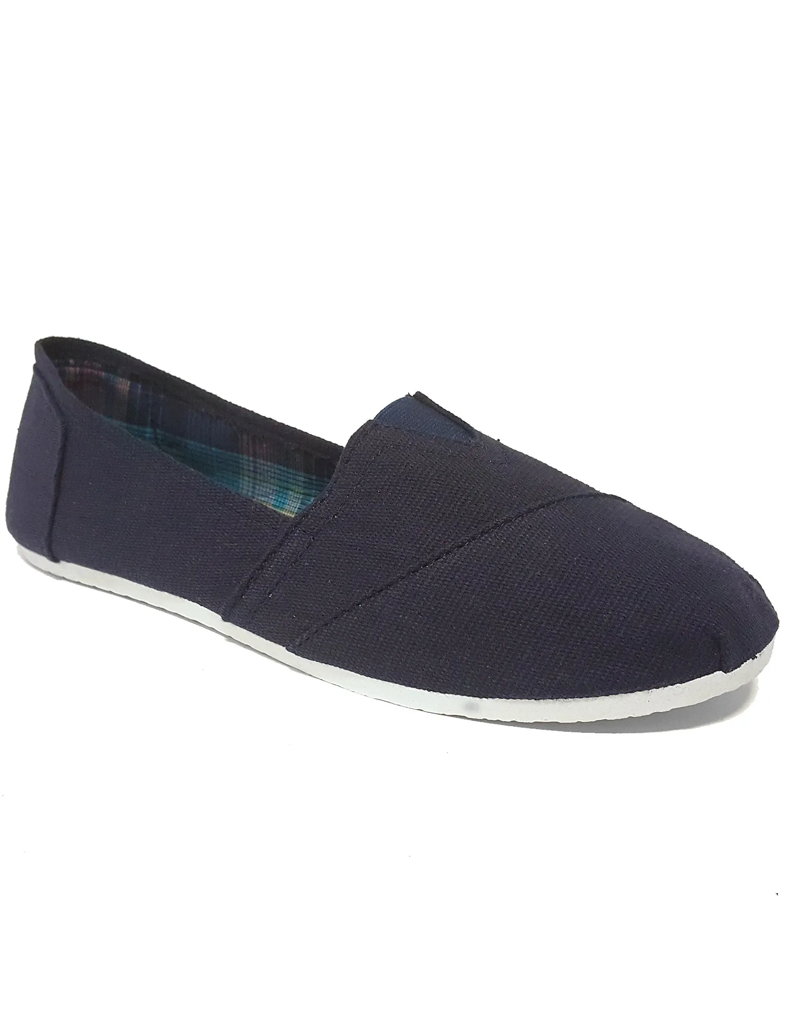 Mens Quincy Slip On Canvas Espadrilles in Navy