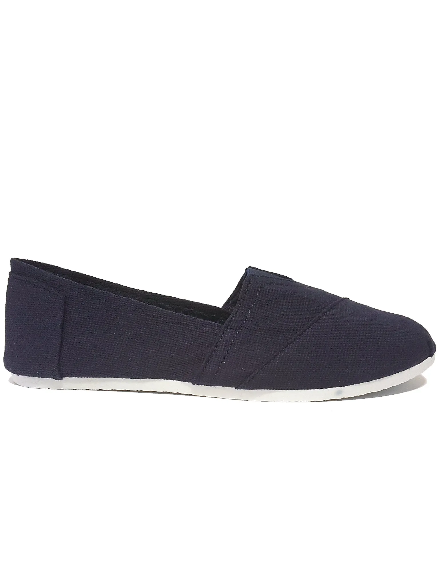 Mens Quincy Slip On Canvas Espadrilles in Navy
