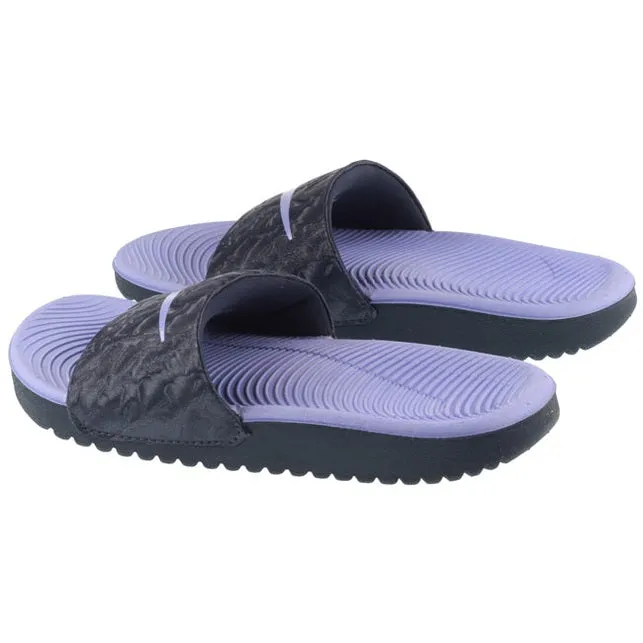 Nike Kids Kawa Slide Thunder Blue Purple Pulse