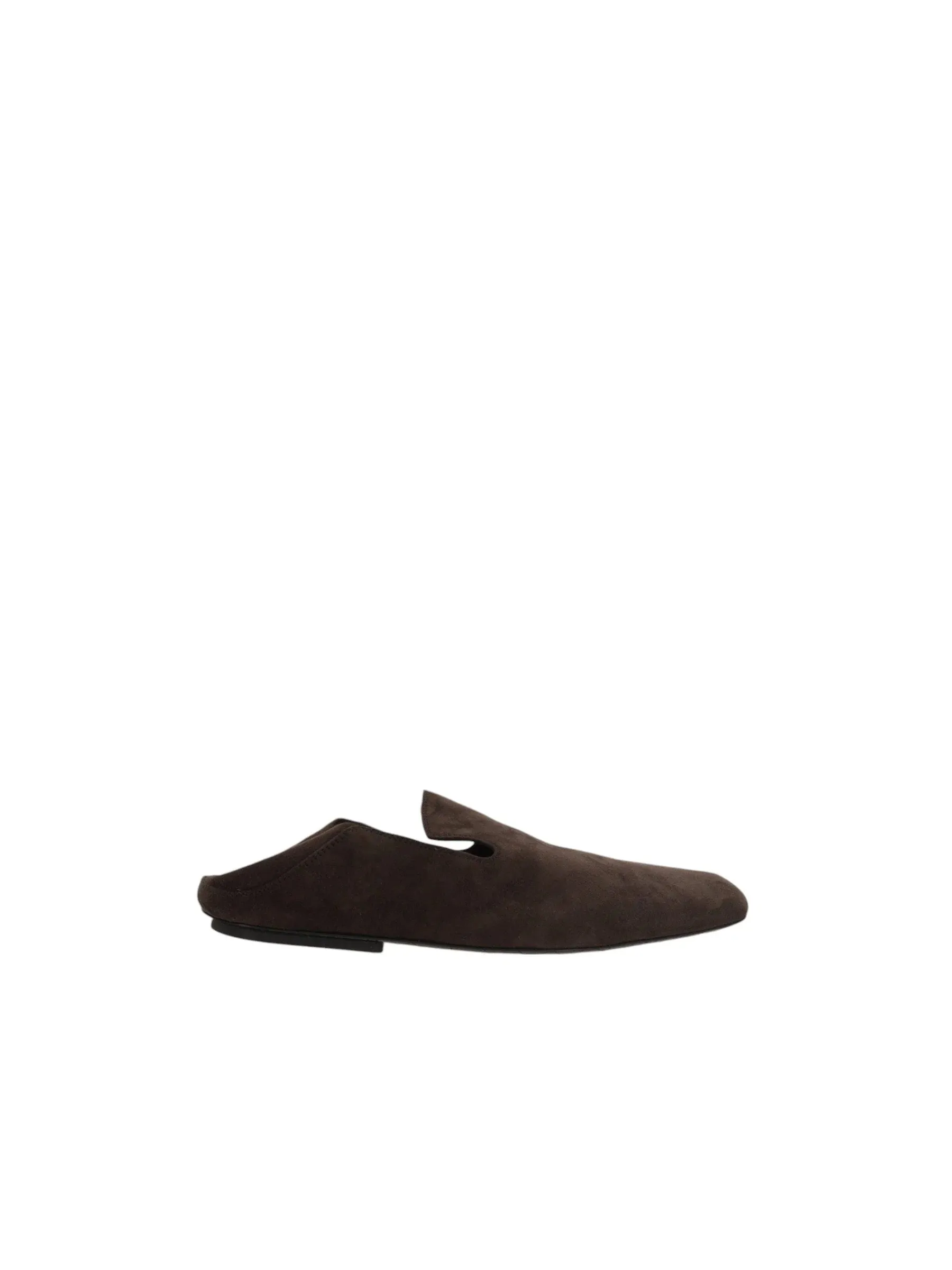 Quilted Suede Slippers