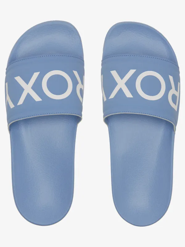 Roxy Women's Slippy Slider Sandals Baha Blue ARJL100679-BAJ