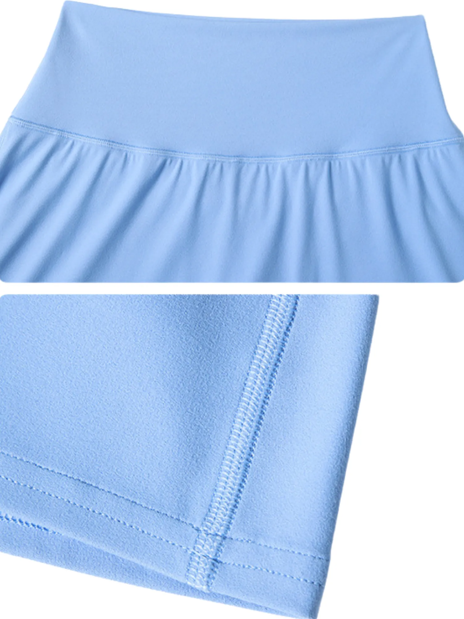 Spring Blue "Casey" Four Way Stretch Skort