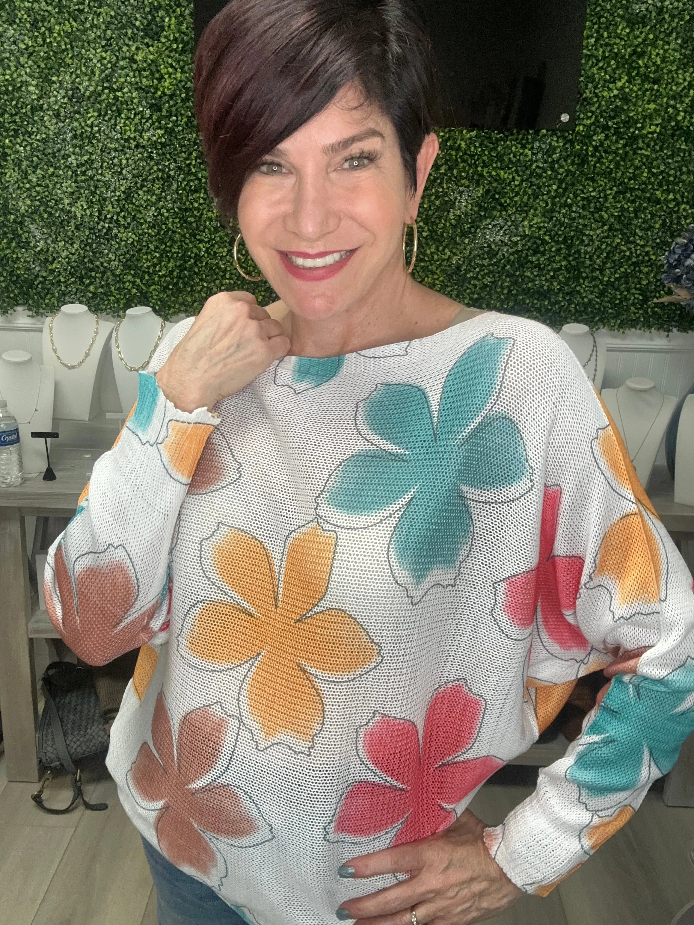 Spring Time Fun Knit Top