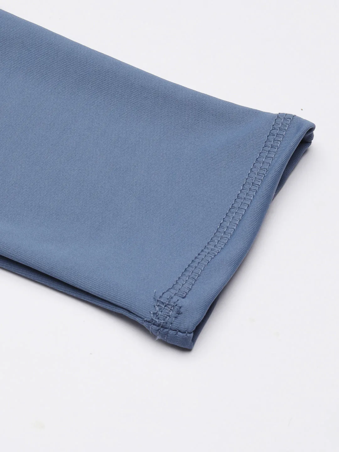 Women Blue Slim-Fit High-Rise Track Pants