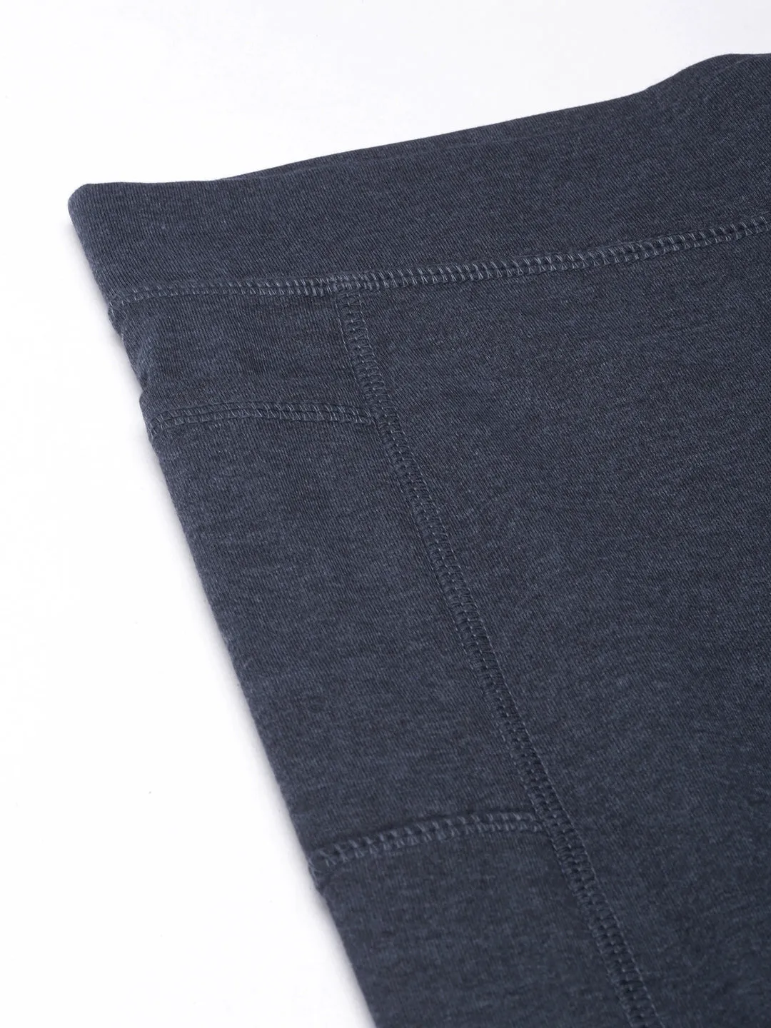 Women Grey Slim-Fit Cotton Track Pants