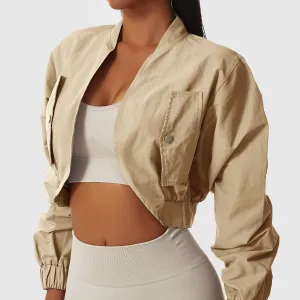 Women's Long Sleeve Quick-Dry Sports Jacket  Sun Protection & Yoga Wear