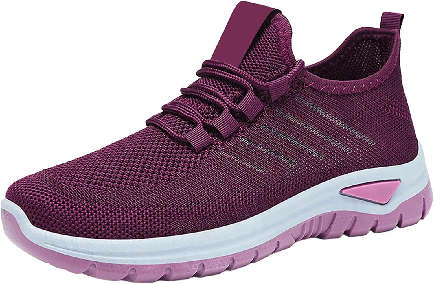 Women's Shoes Sneakers Lightweiht Breathable Mesh Athletic Shoes Summer Casual Fashion Non Slip Walking Workout Shoes